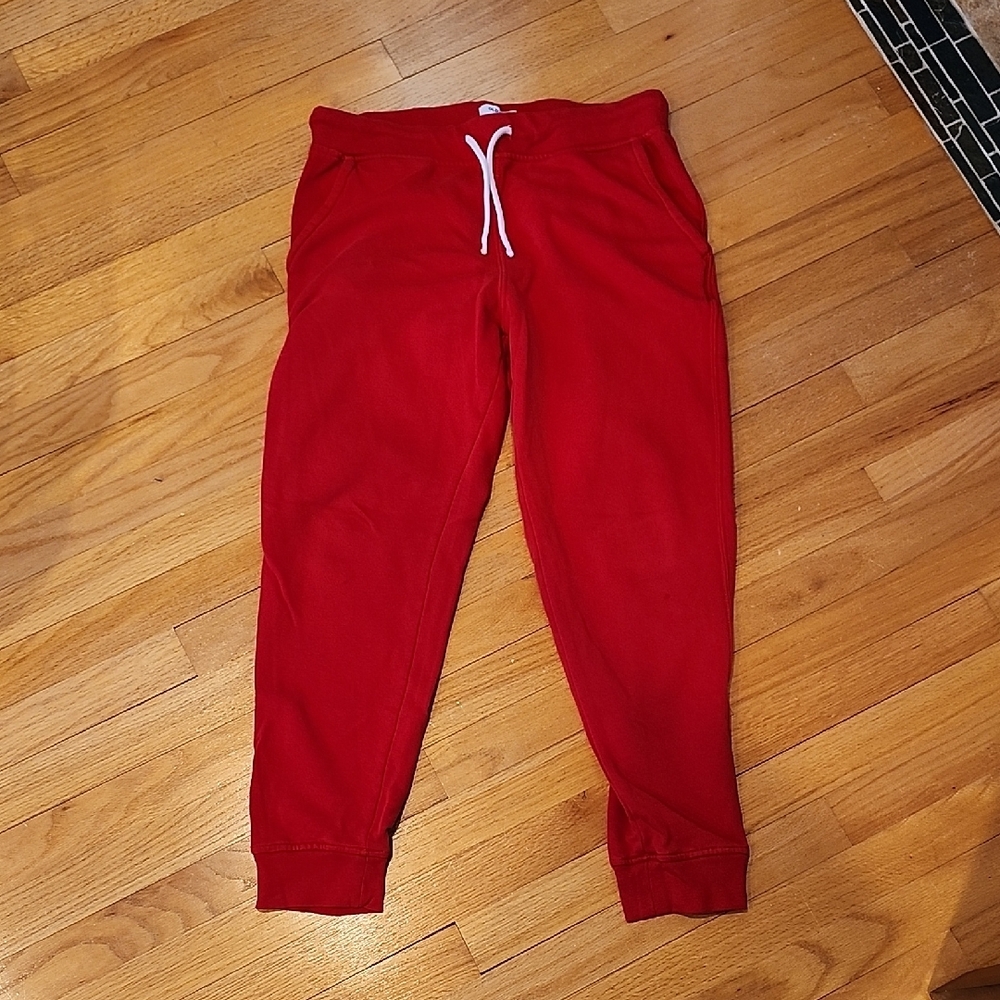 Red mens Jogger Pants
